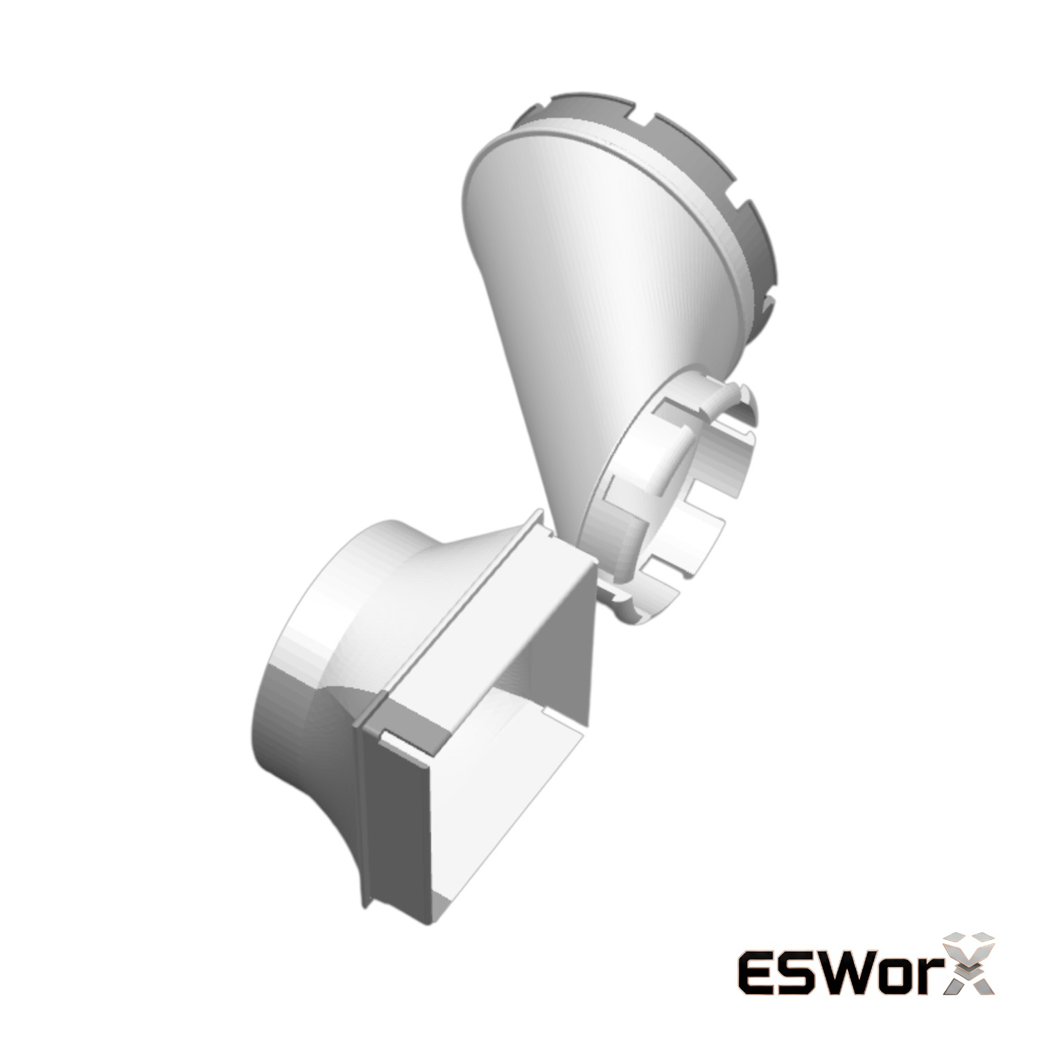 💻 Creality K1 Max Kapalı Kasa 3D Printer Havalandırma Borusu Rakor Prototipi | Özel Tasarım Çözümü - Görsel 2